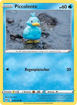 Karte Piccolente aus Verlorener Ursprung, Nummer 046/196