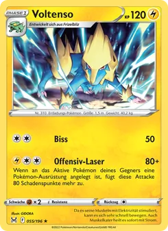 Karte Voltenso aus Verlorener Ursprung, Nummer 055/196