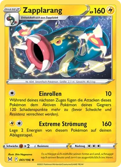Karte Zapplarang aus Verlorener Ursprung, Nummer 061/196