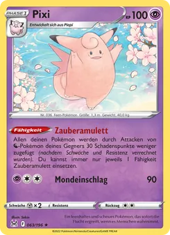 Karte Pixi aus Verlorener Ursprung, Nummer 063/196