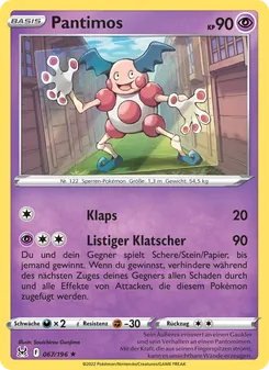 Karte Pantimos aus Verlorener Ursprung, Nummer 067/196