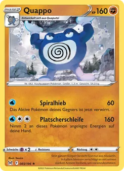 Karte Quappo aus Verlorener Ursprung, Nummer 085/196