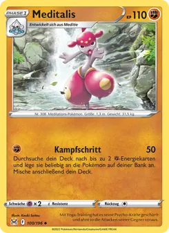 Karte Meditalis aus Verlorener Ursprung, Nummer 100/196
