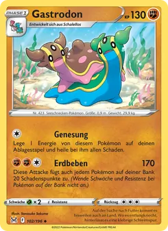 Karte Gastrodon aus Verlorener Ursprung, Nummer 102/196