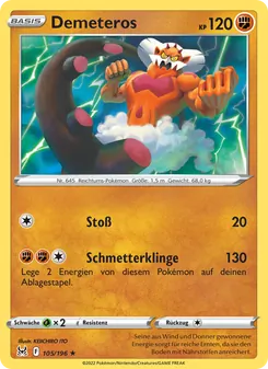 Karte Demeteros aus Verlorener Ursprung, Nummer 105/196