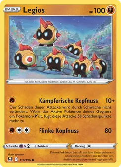 Karte Legios aus Verlorener Ursprung, Nummer 110/196