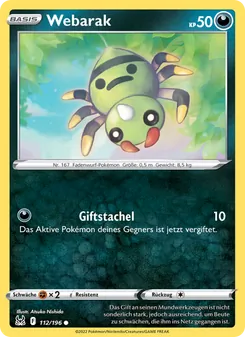 Karte Webarak aus Verlorener Ursprung, Nummer 112/196
