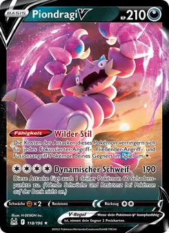 Karte Piondragi V aus Verlorener Ursprung, Nummer 118/196