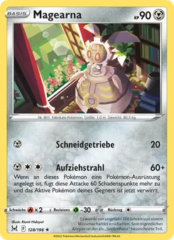 Karte Magearna aus Verlorener Ursprung, Nummer 128/196