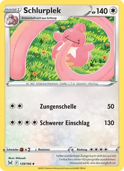 Karte Schlurplek aus Verlorener Ursprung, Nummer 139/196