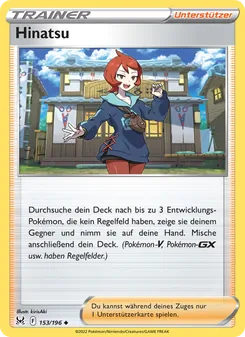 Karte Hinatsu aus Verlorener Ursprung, Nummer 153/196