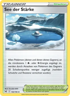Karte See der Stärke aus Verlorener Ursprung, Nummer 160/196