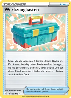 Karte Werkzeugkasten aus Verlorener Ursprung, Nummer 168/196