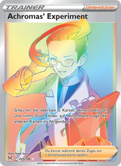 Karte Achromas' Experiment aus Verlorener Ursprung, Nummer 205/196