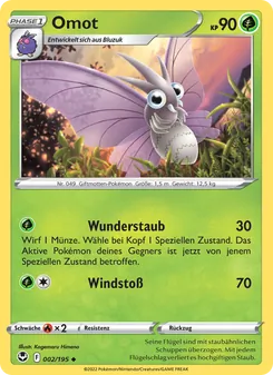 Karte Omot aus Silberne Sturmwinde, Nummer 002/195
