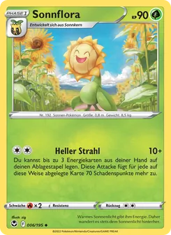 Karte Sonnflora aus Silberne Sturmwinde, Nummer 006/195