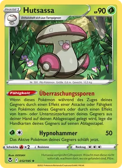 Karte Hutsassa aus Silberne Sturmwinde, Nummer 012/195