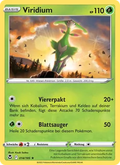 Karte Viridium aus Silberne Sturmwinde, Nummer 014/195