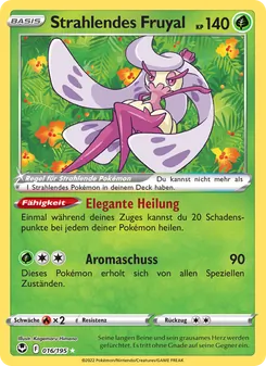 Karte Strahlendes Fruyal aus Silberne Sturmwinde, Nummer 016/195