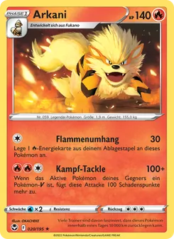 Karte Arkani aus Silberne Sturmwinde, Nummer 020/195