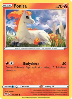 Karte Ponita aus Silberne Sturmwinde, Nummer 021/195