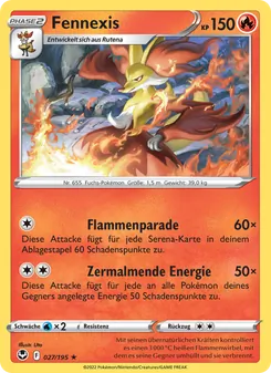 Karte Fennexis aus Silberne Sturmwinde, Nummer 027/195