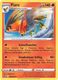 Karte Fiaro aus Silberne Sturmwinde, Nummer 029/195