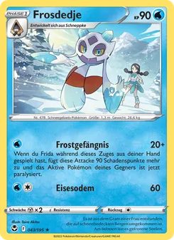 Karte Frosdedje aus Silberne Sturmwinde, Nummer 043/195