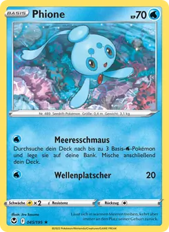 Karte Phione aus Silberne Sturmwinde, Nummer 045/195
