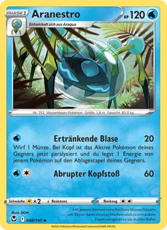 Karte Aranestro aus Silberne Sturmwinde, Nummer 048/195