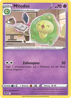 Karte Mitodos aus Silberne Sturmwinde, Nummer 077/195
