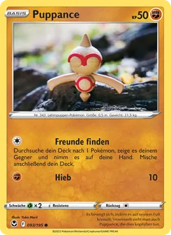 Karte Puppance aus Silberne Sturmwinde, Nummer 093/195