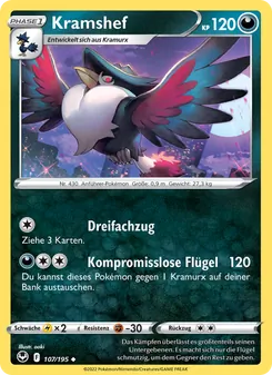 Karte Kramshef aus Silberne Sturmwinde, Nummer 107/195