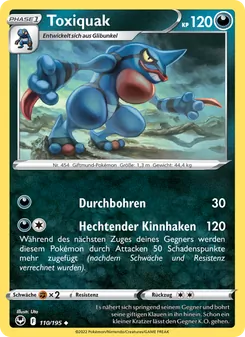Karte Toxiquak aus Silberne Sturmwinde, Nummer 110/195