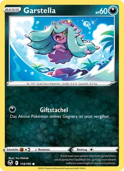 Karte Garstella aus Silberne Sturmwinde, Nummer 114/195