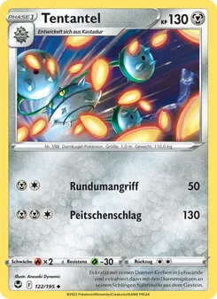 Karte Tentantel aus Silberne Sturmwinde, Nummer 122/195