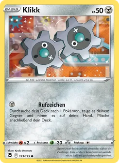Karte Klikk aus Silberne Sturmwinde, Nummer 123/195