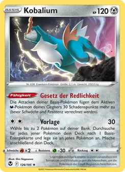 Karte Kobalium aus Silberne Sturmwinde, Nummer 126/195
