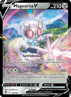 Karte Magearna V aus Silberne Sturmwinde, Nummer 128/195