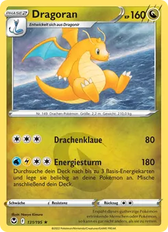 Karte Dragoran aus Silberne Sturmwinde, Nummer 131/195