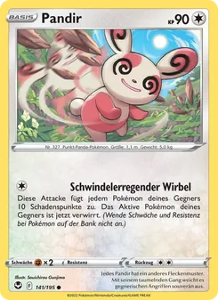 Karte Pandir aus Silberne Sturmwinde, Nummer 141/195