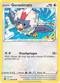 Karte Geronimatz aus Silberne Sturmwinde, Nummer 148/195
