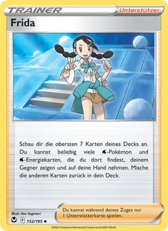Karte Frida aus Silberne Sturmwinde, Nummer 152/195