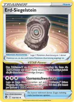 Karte Erd-Siegelstein aus Silberne Sturmwinde, Nummer 154/195