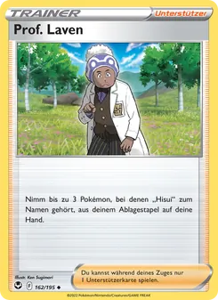 Karte Prof. Laven aus Silberne Sturmwinde, Nummer 162/195