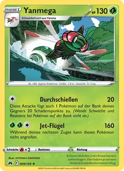 Karte Yanmega aus Zenit der Könige, Nummer 009/159