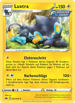 Karte Luxtra aus Zenit der Könige, Nummer 043/159