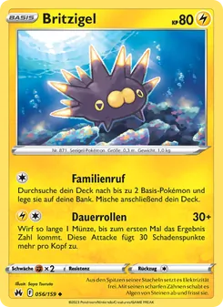 Karte Britzigel aus Zenit der Könige, Nummer 056/159