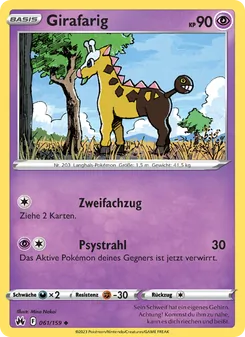 Karte Girafarig aus Zenit der Könige, Nummer 061/159