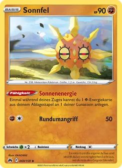 Karte Sonnfel aus Zenit der Könige, Nummer 069/159